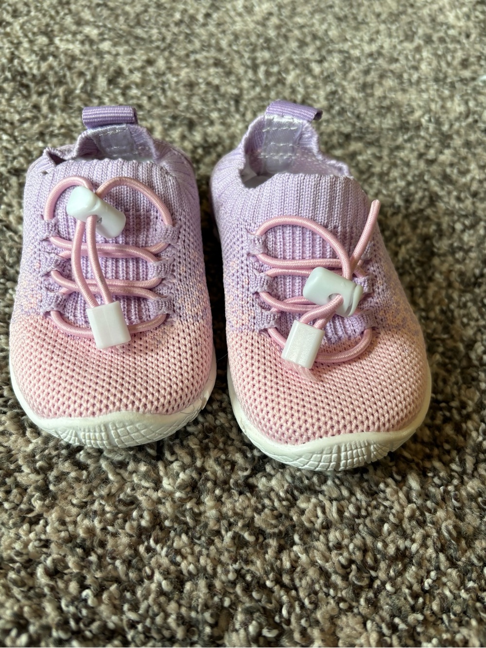 Kids Slip-On Knit Sneakers - Pink